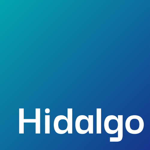 Hidalgo Blue Box Logo